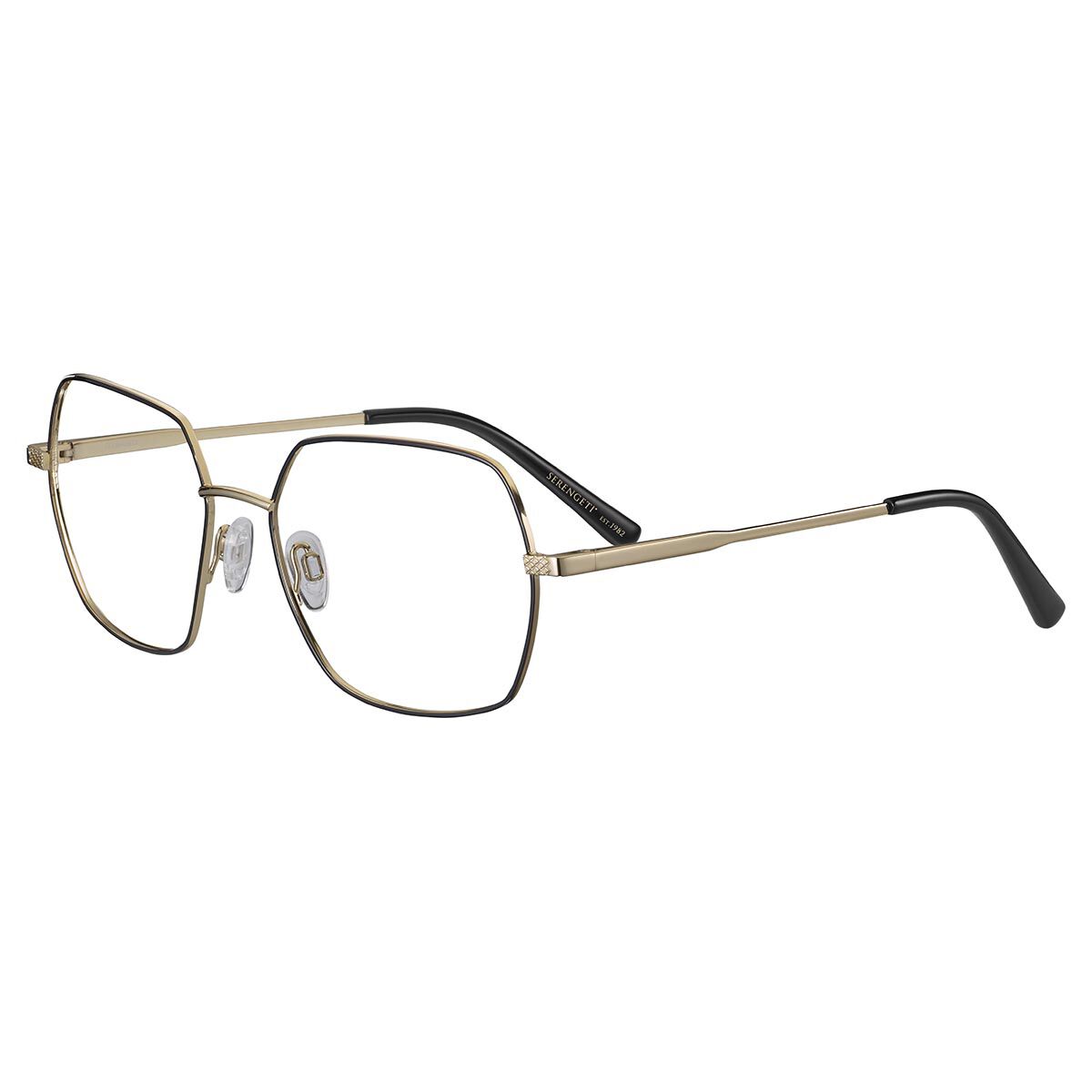 ANNIE OPTIC, Shiny Light Gold - Black Front-Demo Lens, hi-res image number null
